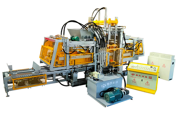 LS—?dú)W版系列PC仿石磚機(jī)、透水磚機(jī)、路沿石磚機(jī)等多功能一體機(jī)