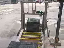 自動收磚機、碼垛機帶浸水效果